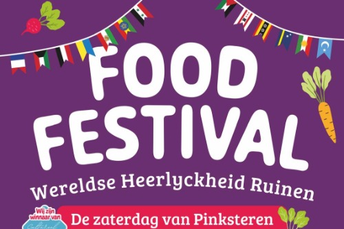 Foodfestival in Ruinen op zaterdag 23 mei aanstaande vanaf 16.00 uur tot 20.00 uur