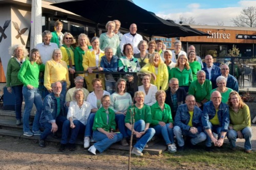 groepsfoto popkoor Ruinen