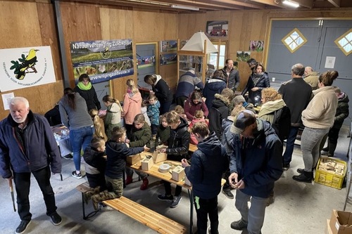 nestkastjes maken, vetbollen en pindaslingers