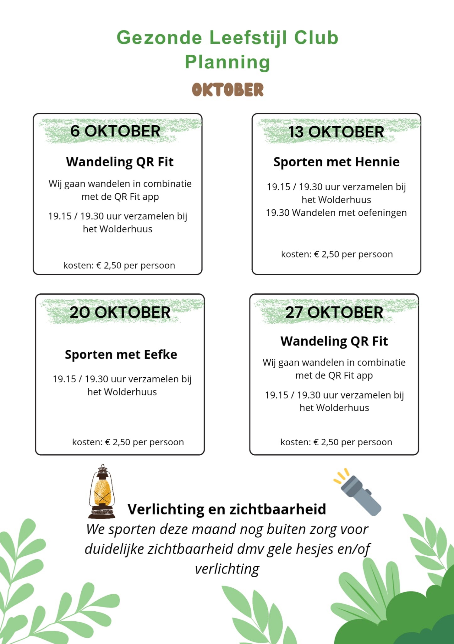 Programma oktober